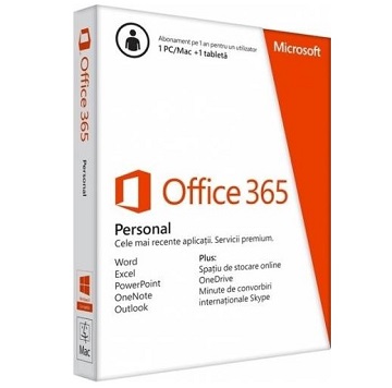 Licenta Cloud Retail Microsoft Office 365 Personal Subscriptie 1 an ESD All Lng